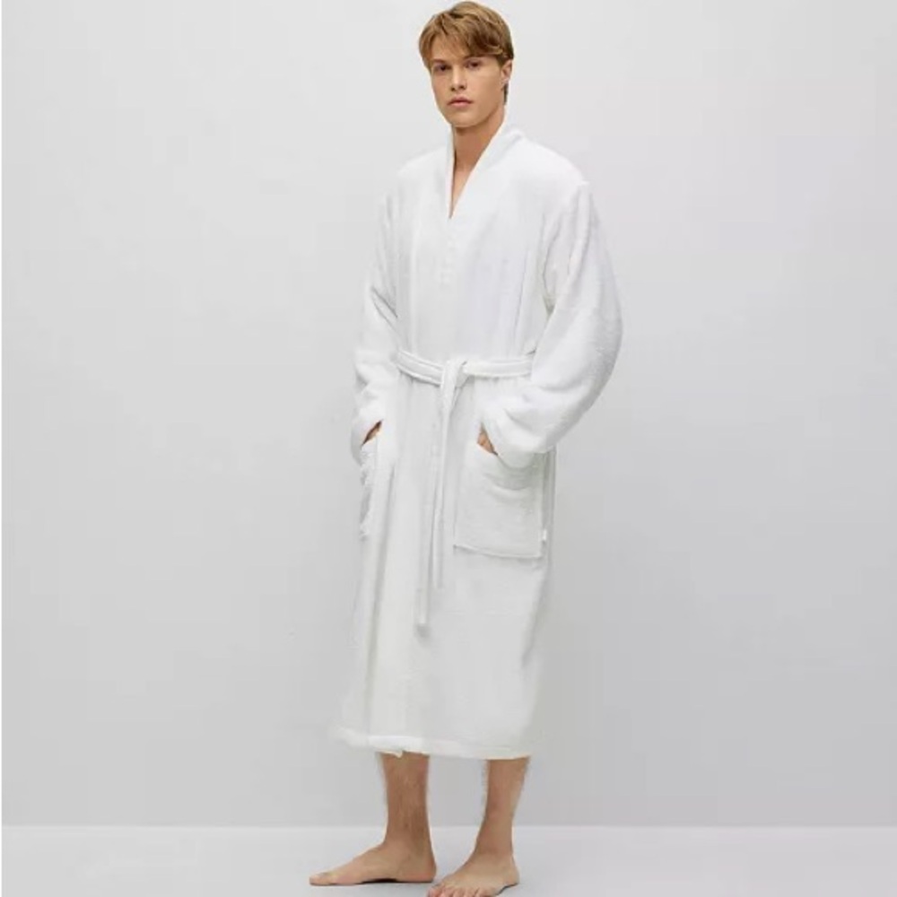 HUGO BOSS Plain Ice Kimono Bathrobe